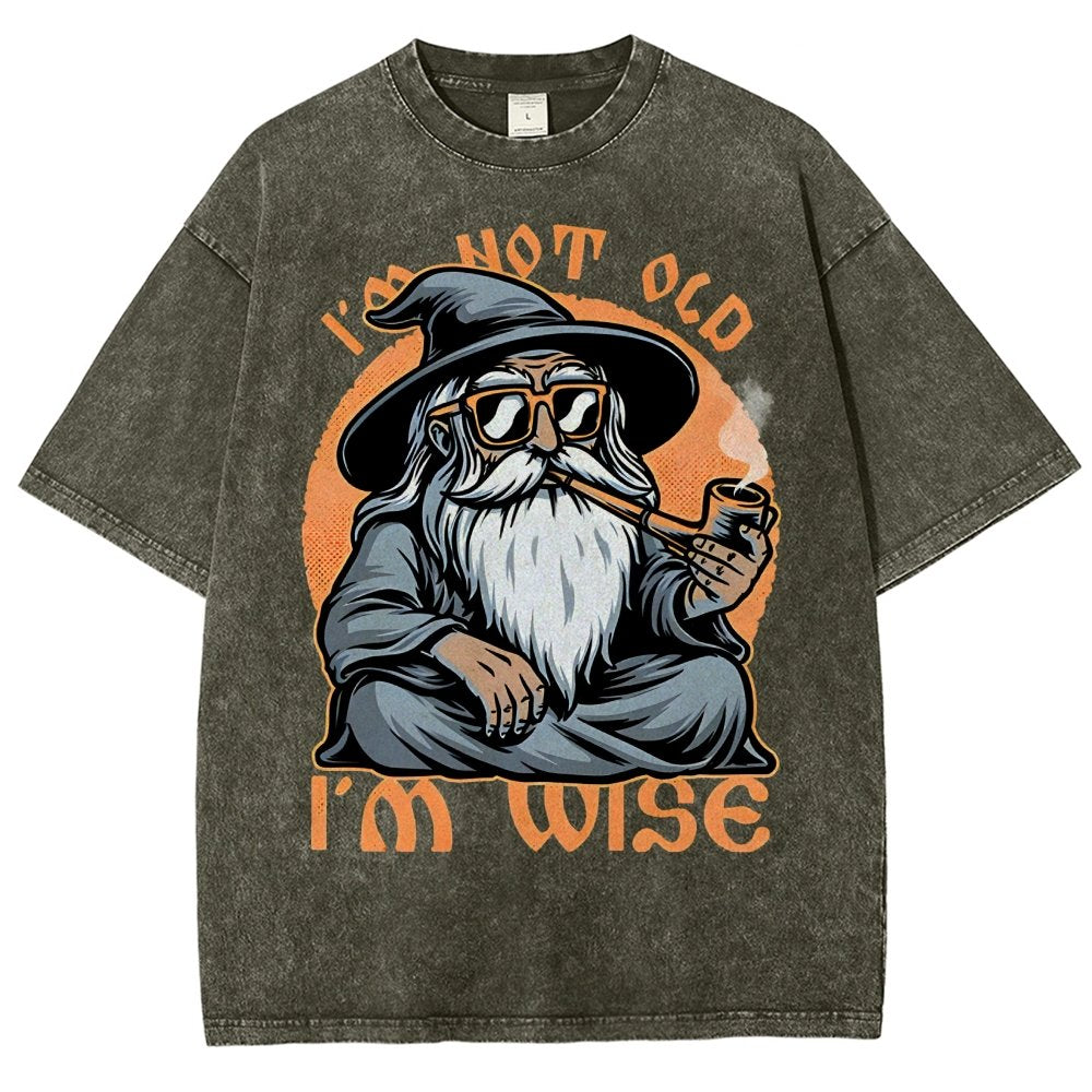 Wise Old Wizard Vintage Distressed T-shirt