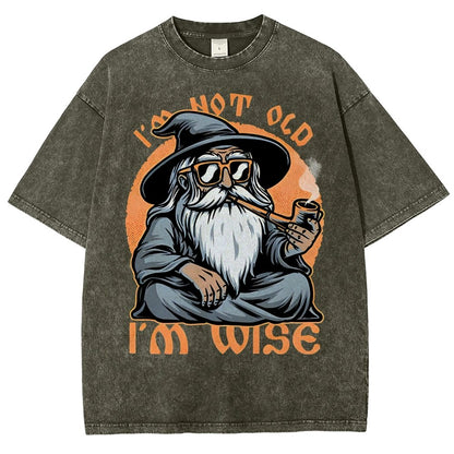 Wise Old Wizard Vintage Distressed T-shirt
