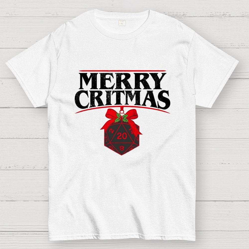 Merry Critmas D20 Holiday Geek T-Shirt