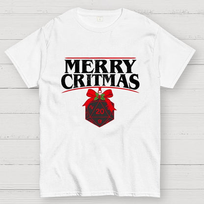 Merry Critmas D20 Holiday Geek T-Shirt
