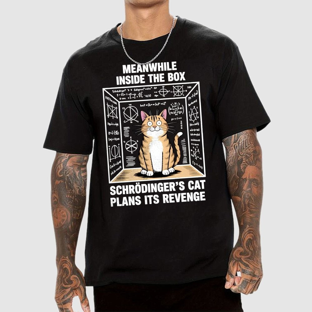 Schrodinger's Cat Escape Plan Geek T-Shirt