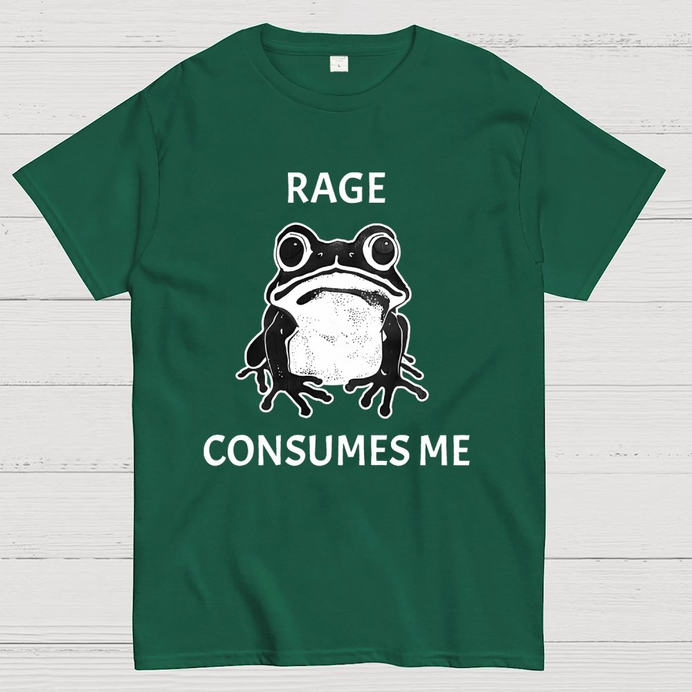 Rage Consumes Me Frog Geek T-Shirt