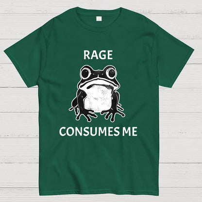 Rage Consumes Me Frog Geek T-Shirt