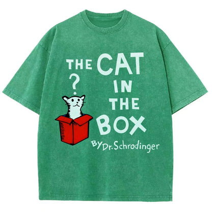 The Cat in the Box Vintage Distressed T-shirt
