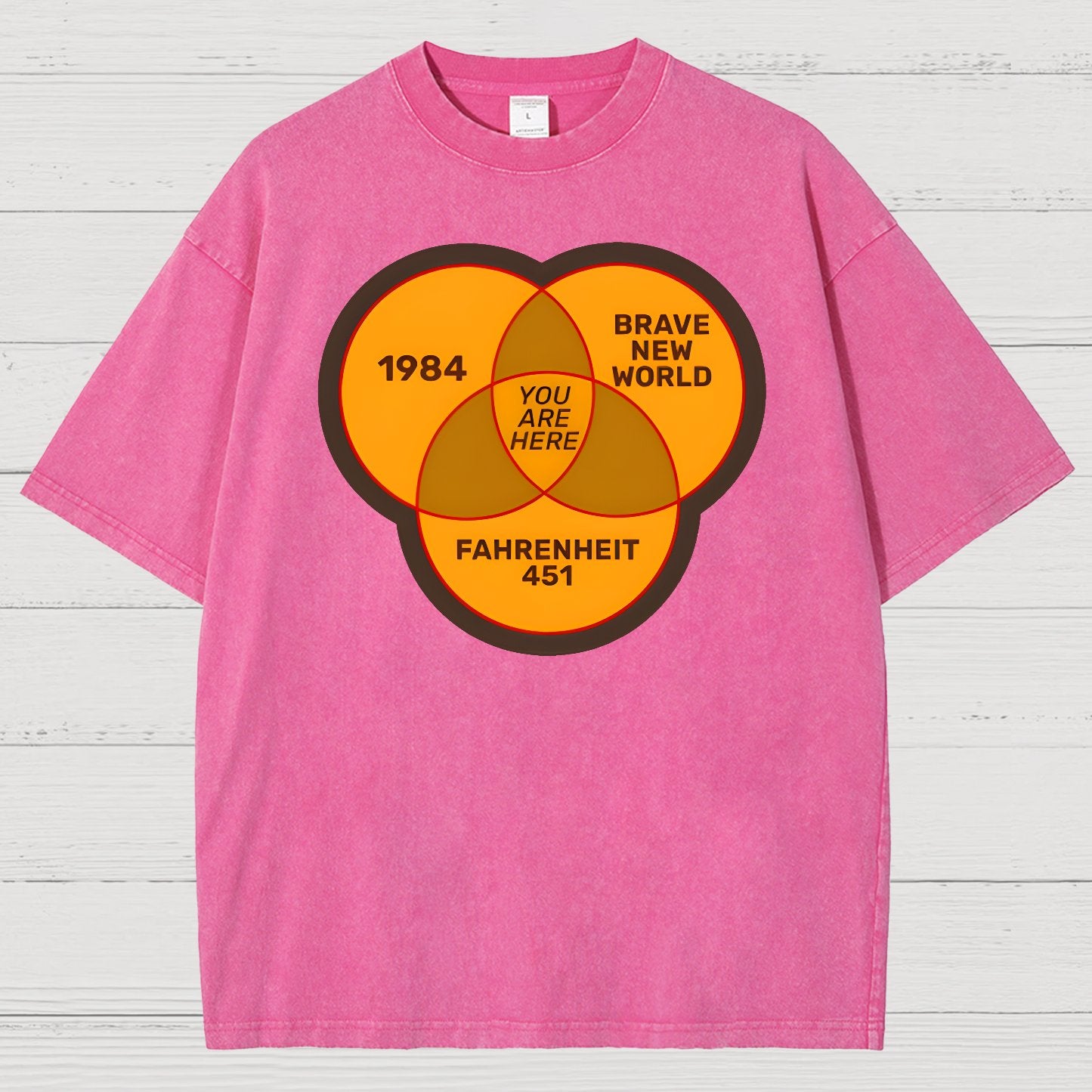 You Are Here Vintage Distressed T-shirt