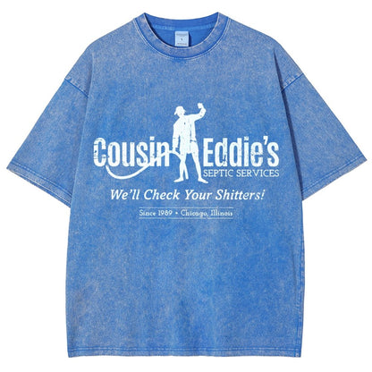 Neighbor Joe's Septic Services Vintage Distressed T-shirt