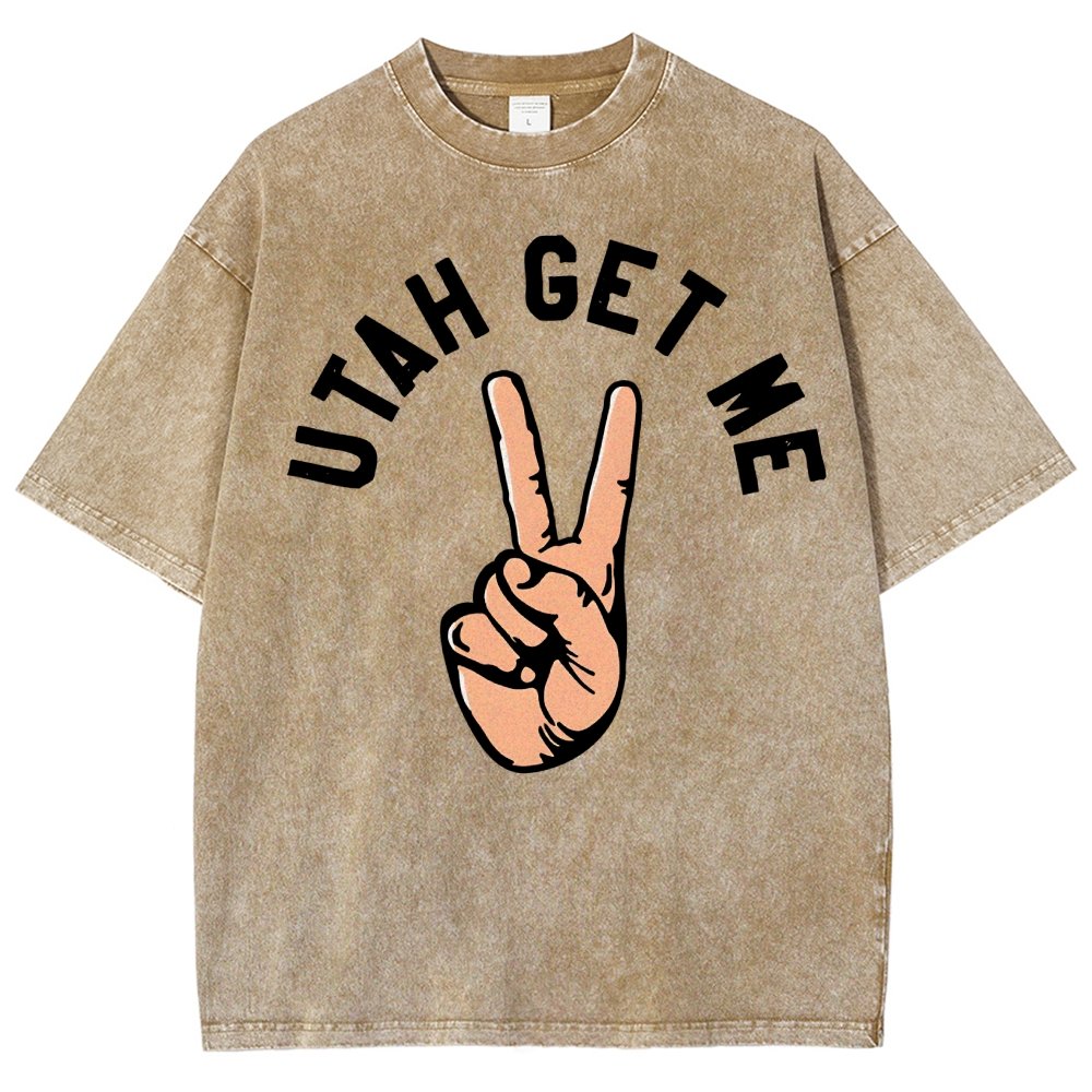 Utah Get Me Two Vintage Distressed T-shirt