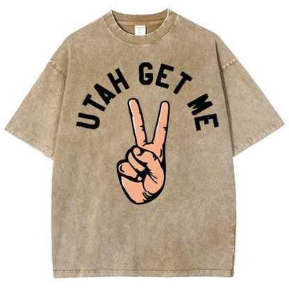 Utah Get Me Two Vintage Distressed T-shirt