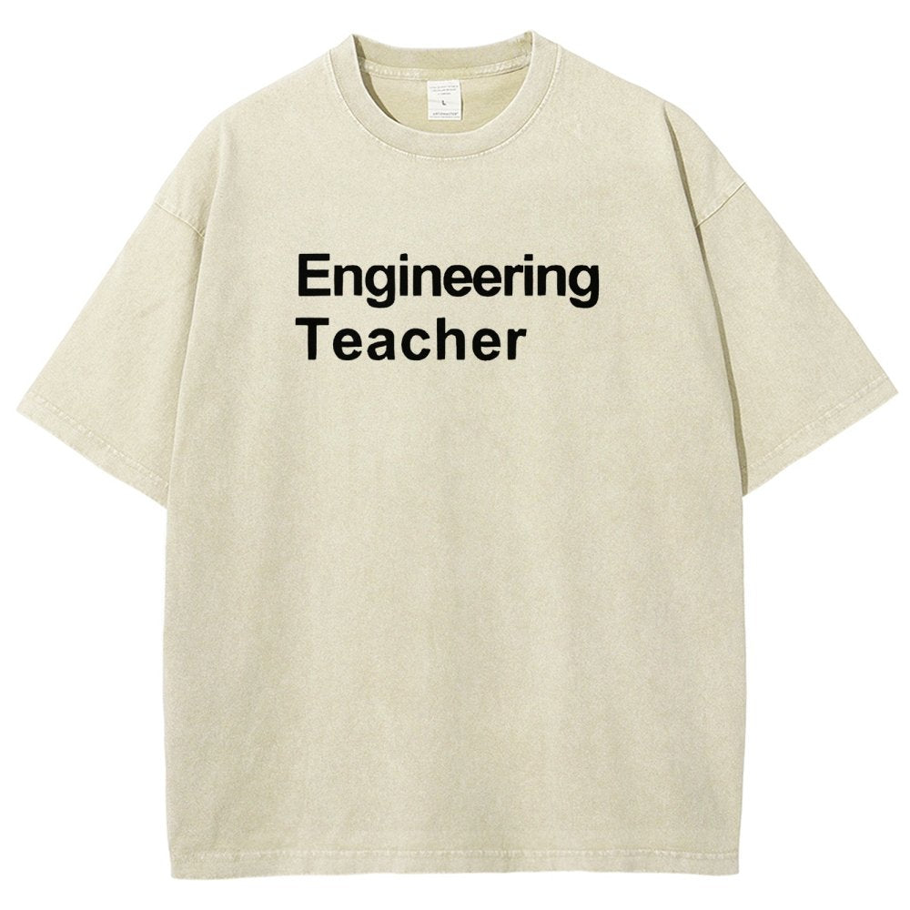 Engineering Teacher Unisex Washed T-Shirt