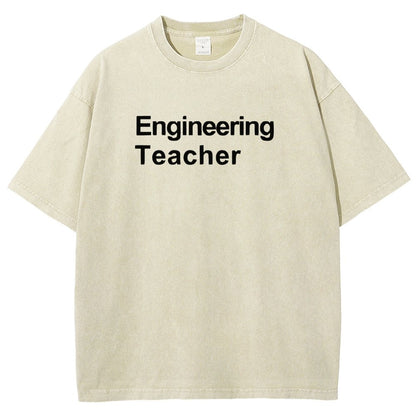 Engineering Teacher Unisex Washed T-Shirt
