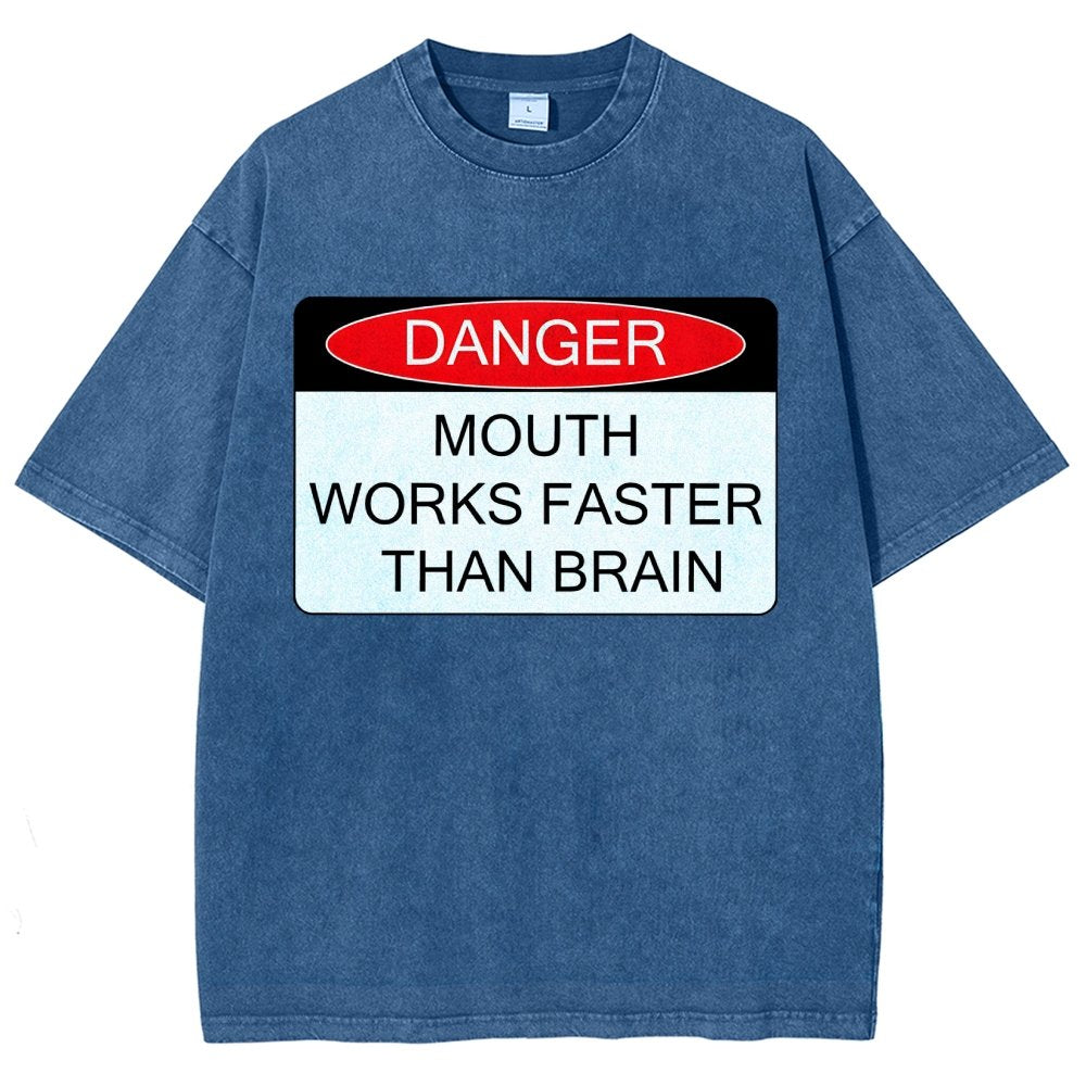 Danger Vintage Distressed T-shirt