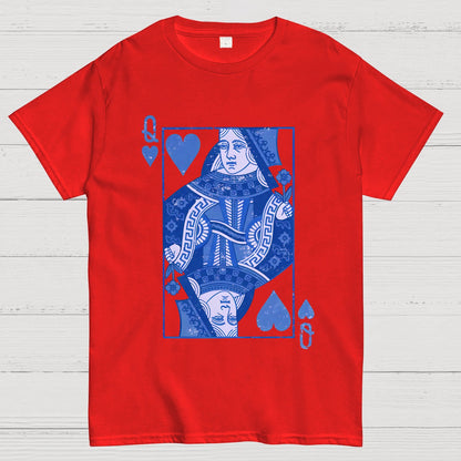 Queen of Hearts Valentine Shirt Matching Couple Gift Geek T-Shirt