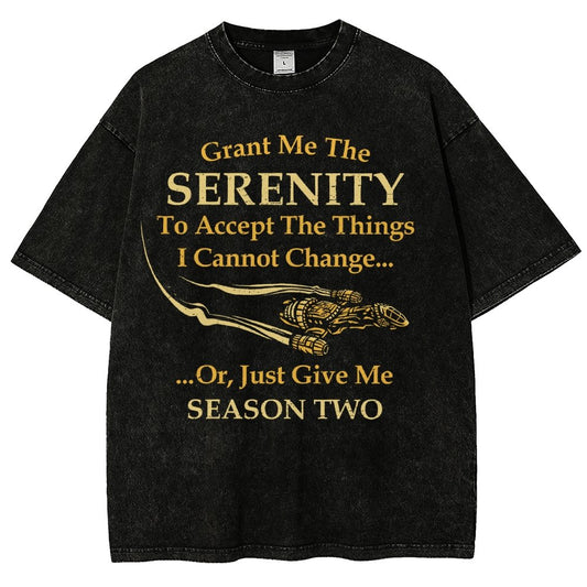 Grant Me Serenity Vintage Distressed T-shirt