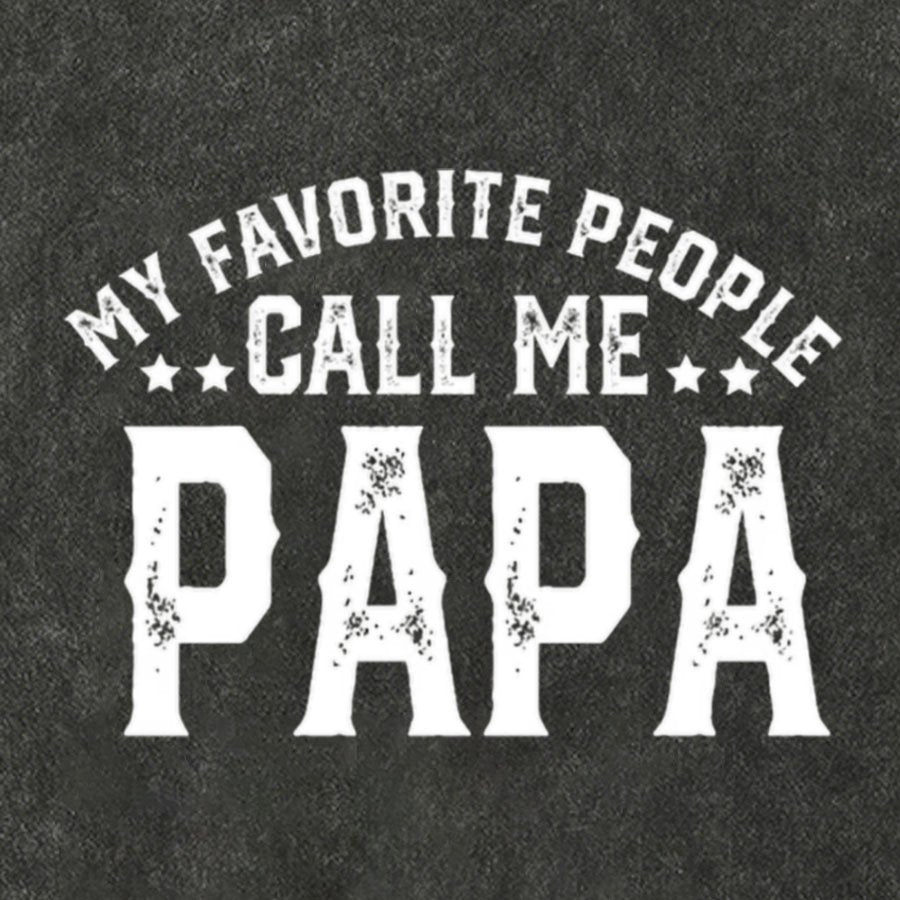 My Favorite People Call Me Papa Cotton Hat, Dad Gift