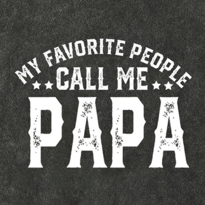 My Favorite People Call Me Papa Cotton Hat, Dad Gift