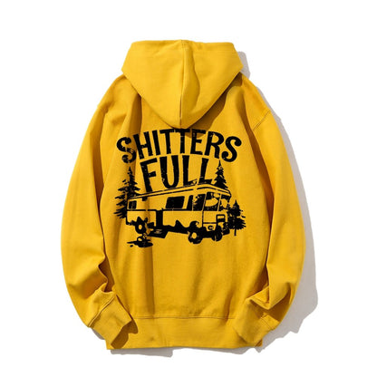 Shitters Full Printed Back Unisex Cotton Hoodie