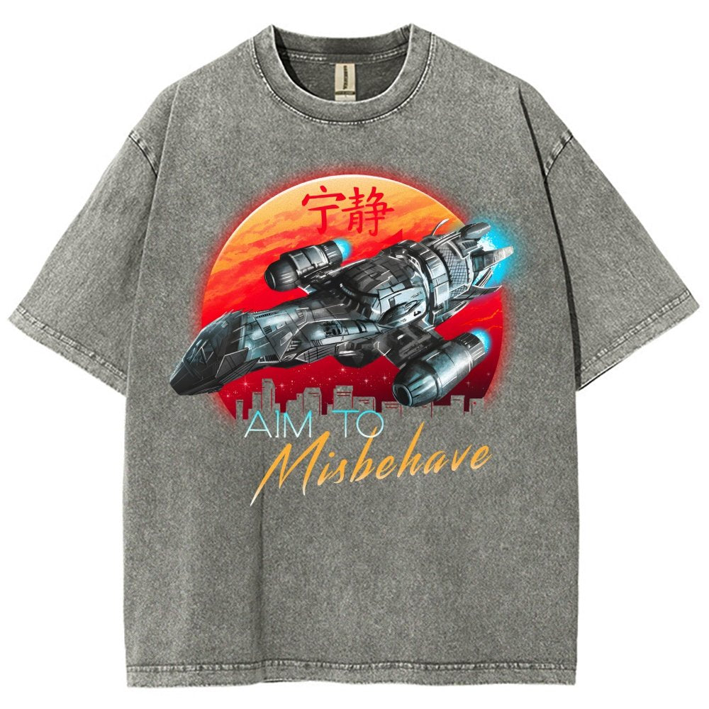 Watch How I Soar Vintage Distressed T-shirt