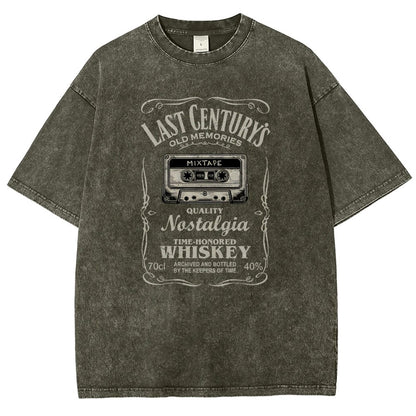 Last Century's Whiskey Vintage Distressed T-shirt