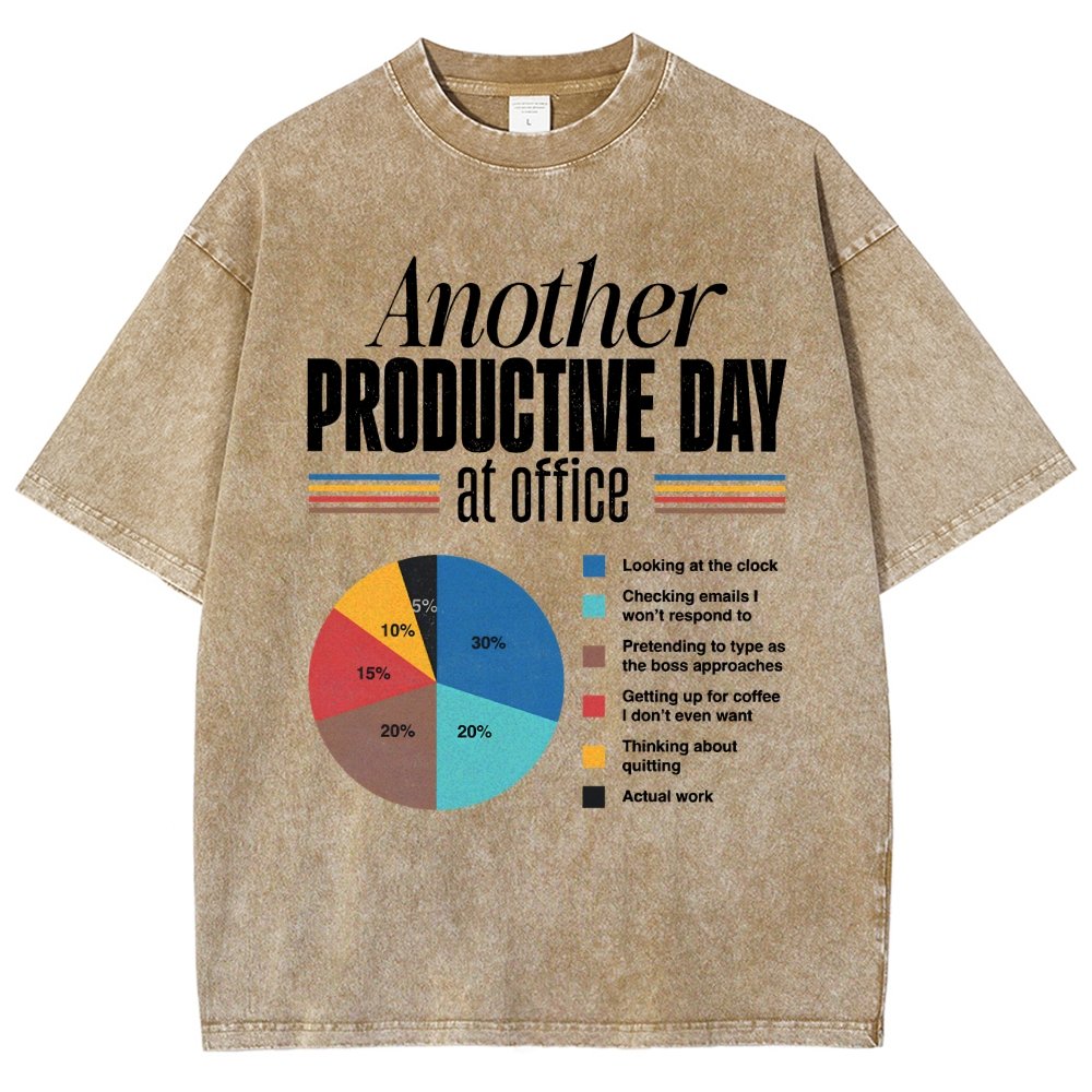 Another Productive Day Vintage Distressed T-shirt