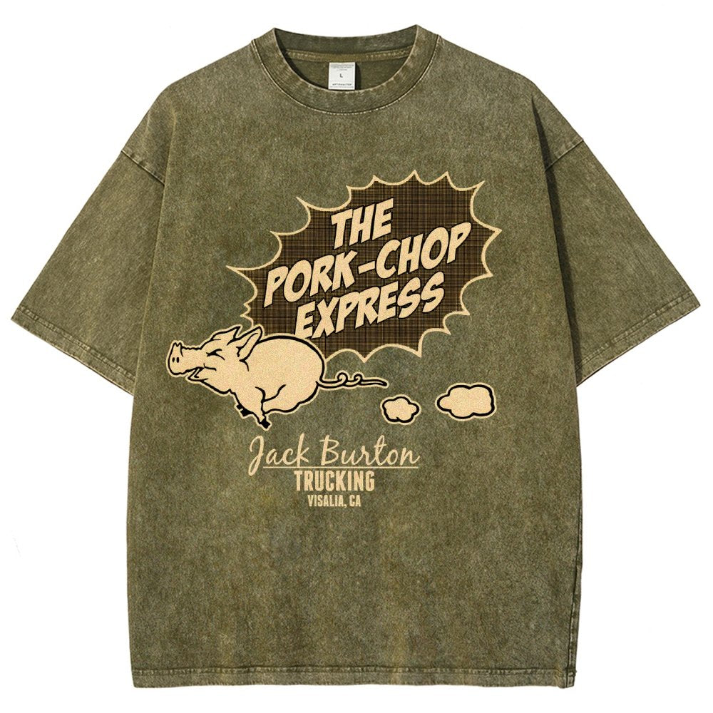 The Pork-Chop Express Vintage Distressed T-shirt