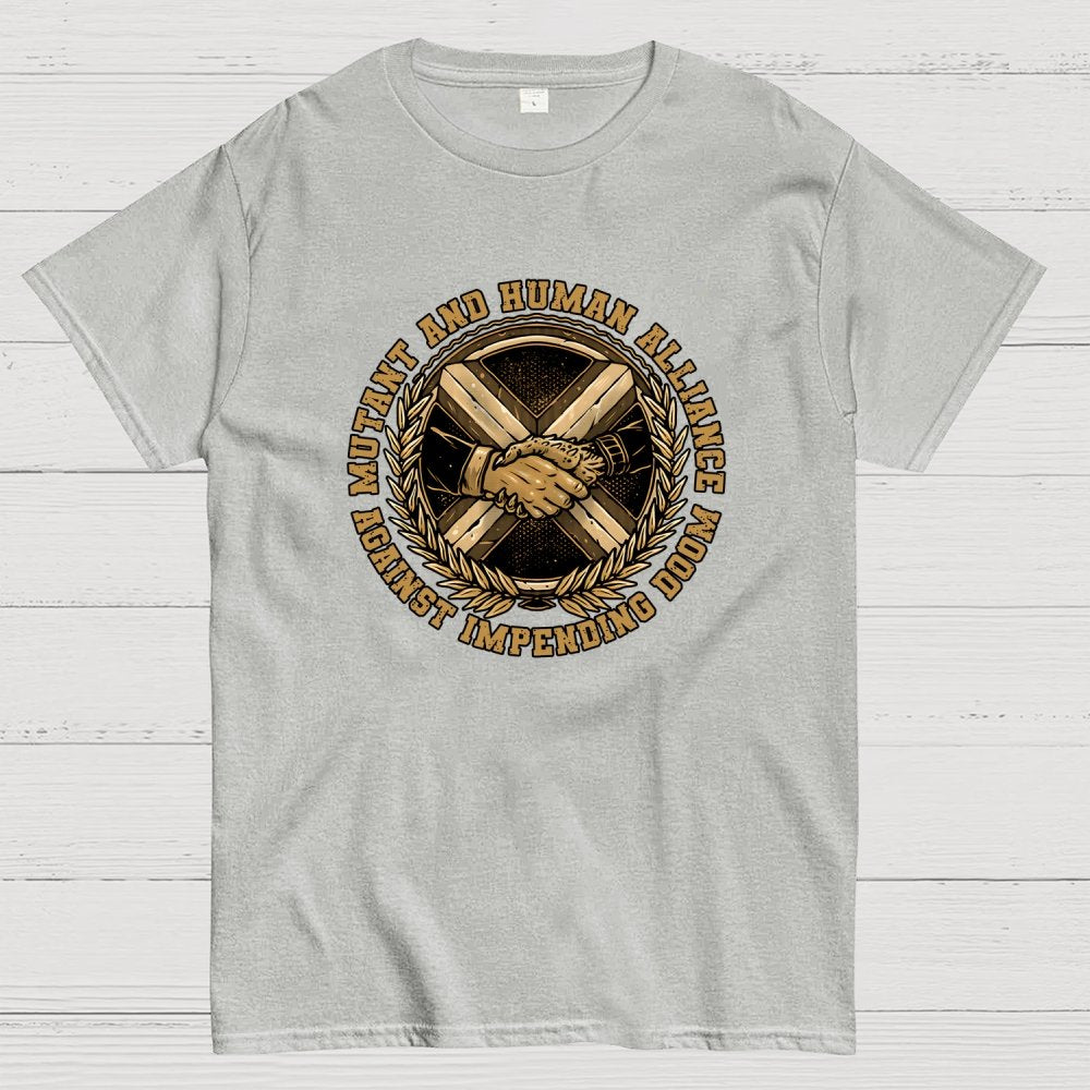 Mutant and Human Alliance Geek T-Shirt