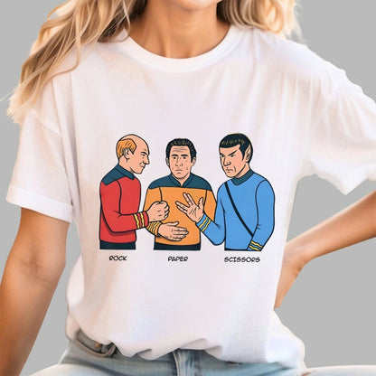 Rock Paper Salute Unisex Geek T-Shirt
