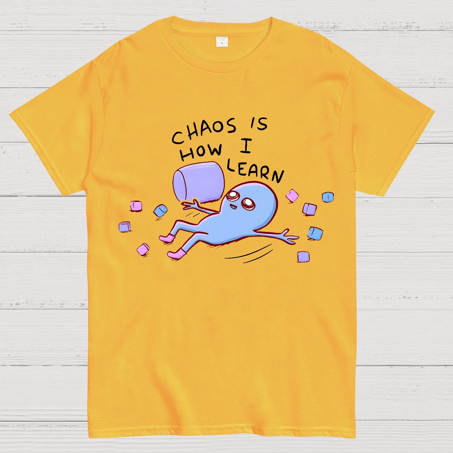 Strange Planet Chaos Is How I Learn Geek T-Shirt
