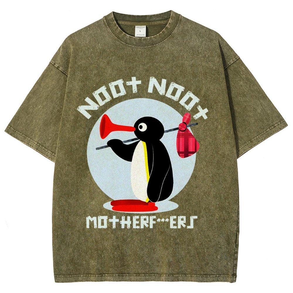NOOT NOOT MOTHERF***ERS Vintage Distressed T-shirt