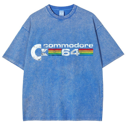Commodore 64 Retro Vintage Distressed T-shirt