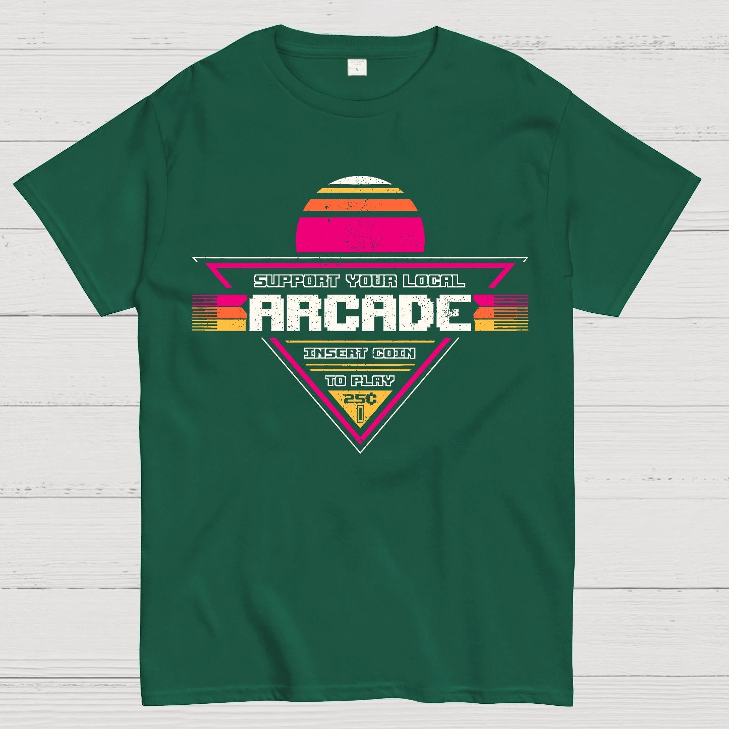 Support Your Local Arcade Geek T-Shirt