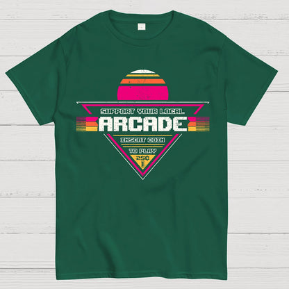 Support Your Local Arcade Geek T-Shirt