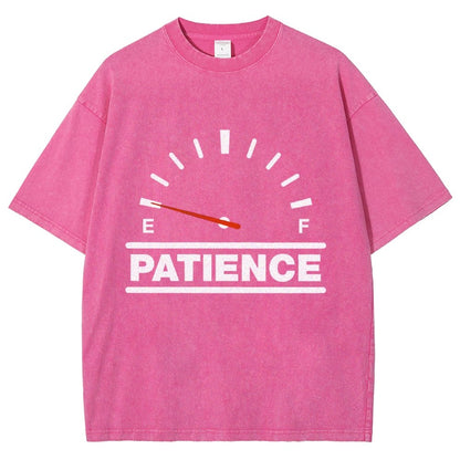 Funny Patience Vintage Distressed T-shirt