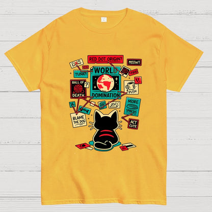 Cat Master Plan Geek T-Shirt