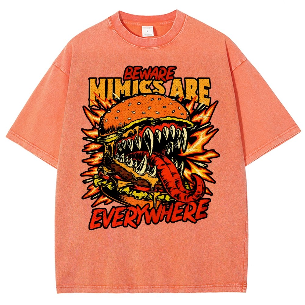 Mimics Are Everywhere Vintage Distressed T-shirt