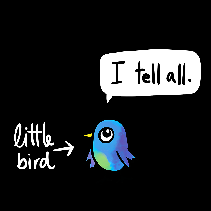 The Bird Said It All Geek T-Shirt