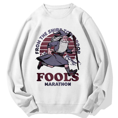 Fools Marathon Geek Cotton Sweatshirt