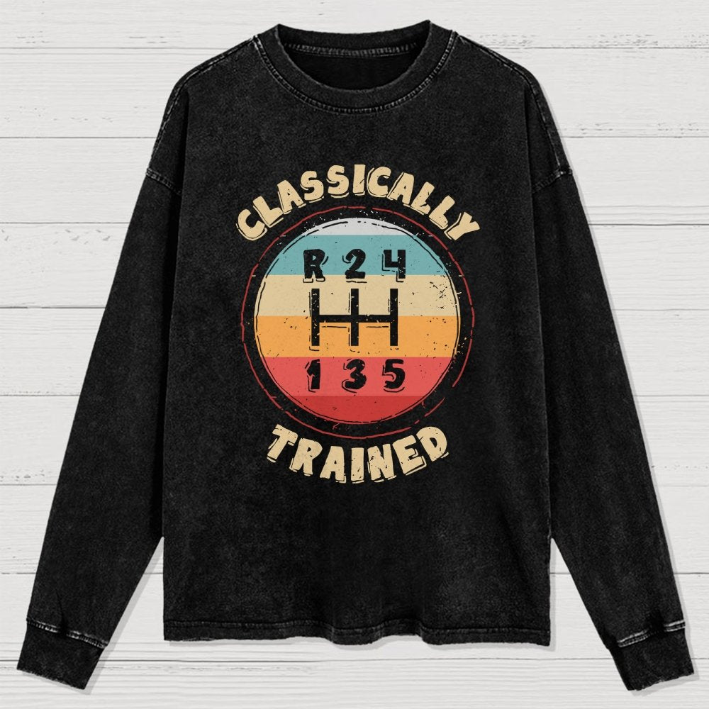 Classically Trained Washed Long Sleeve Tee