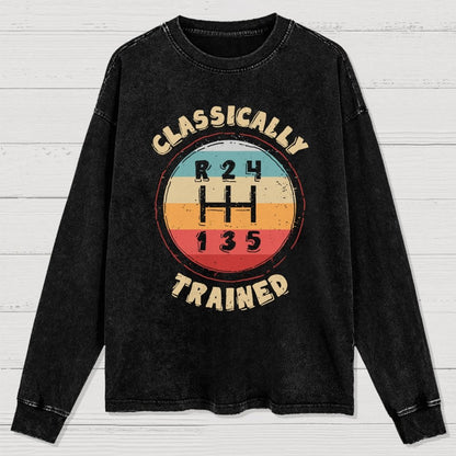 Classically Trained Washed Long Sleeve Tee