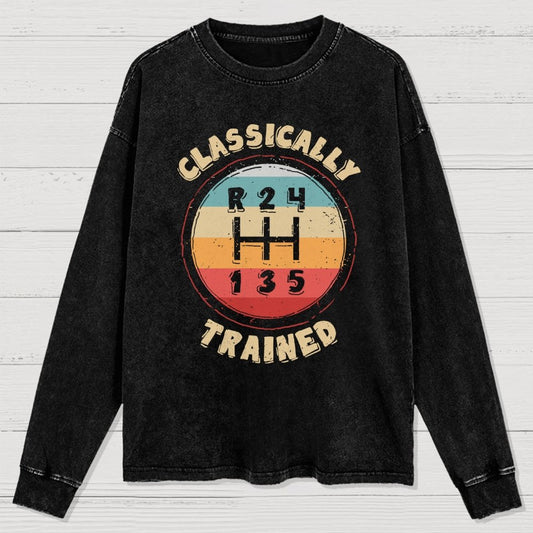 Classically Trained Washed Long Sleeve Tee