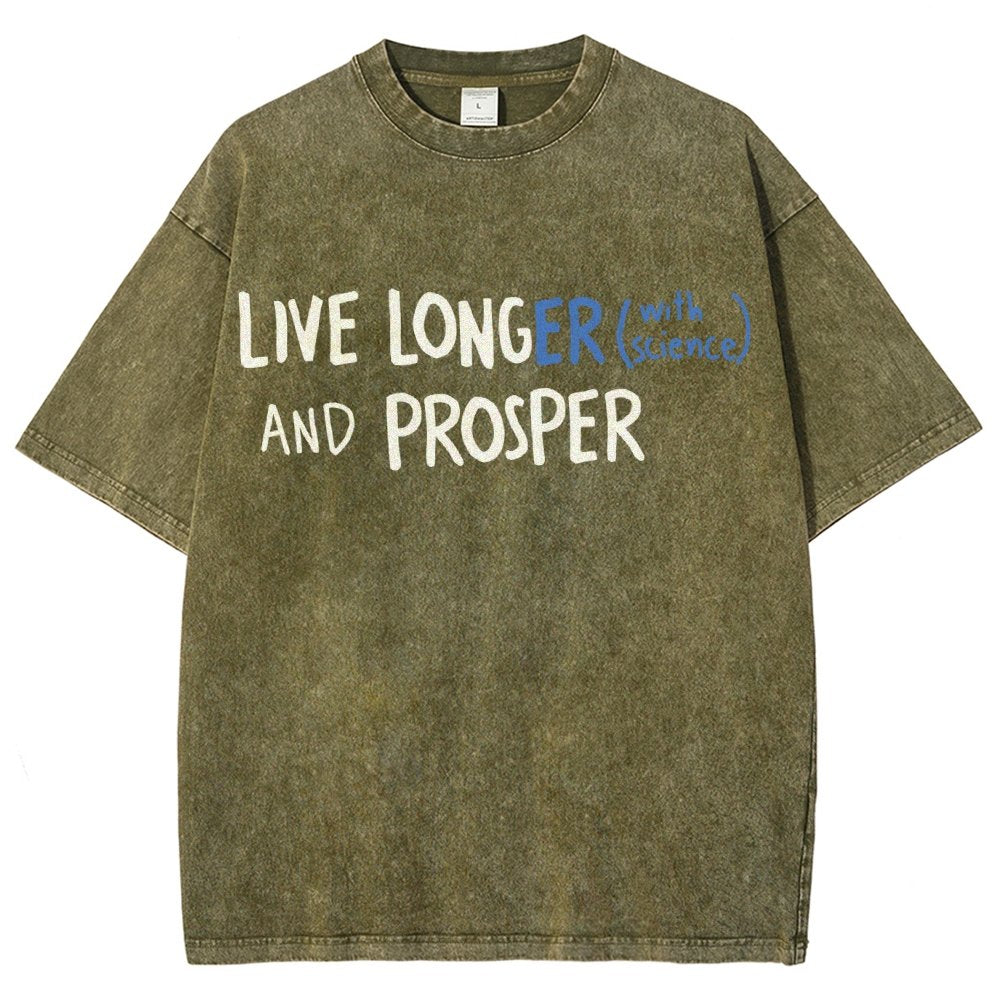 Live long and prosper Vintage Distressed T-shirt