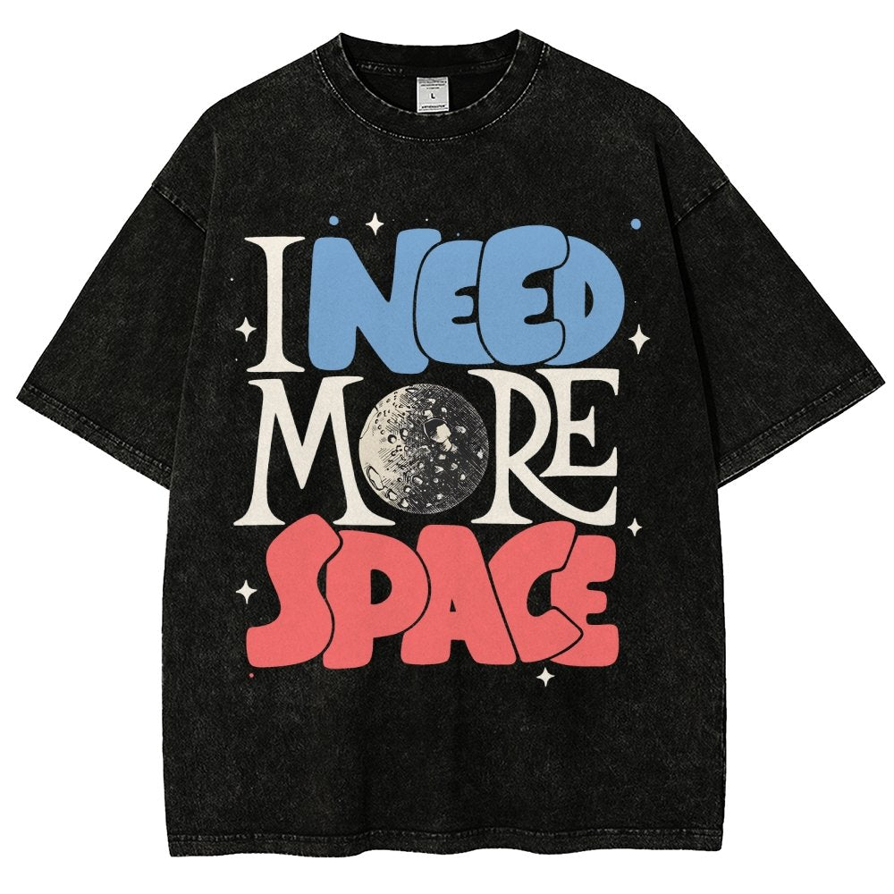 I Need More Space Vintage Distressed T-shirt