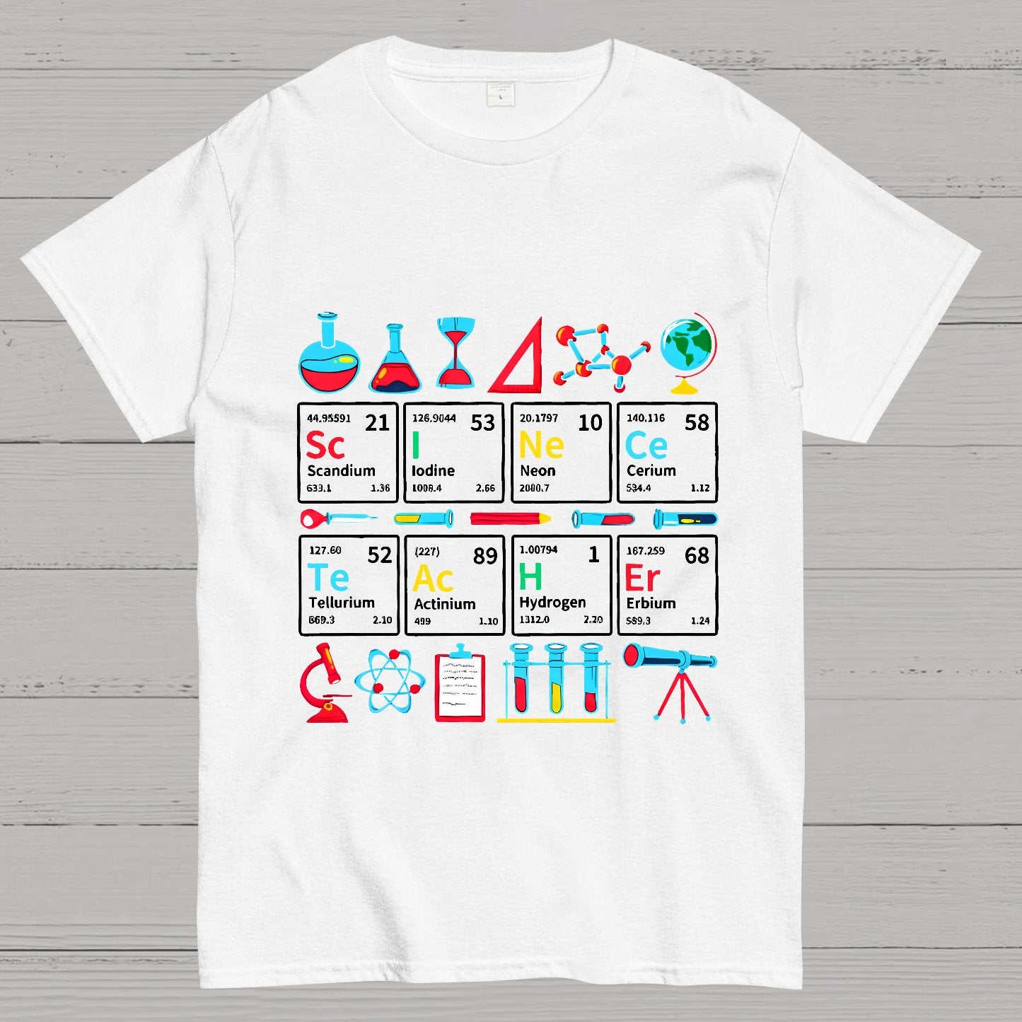 Science Teacher Vintage Geeky T-Shirt
