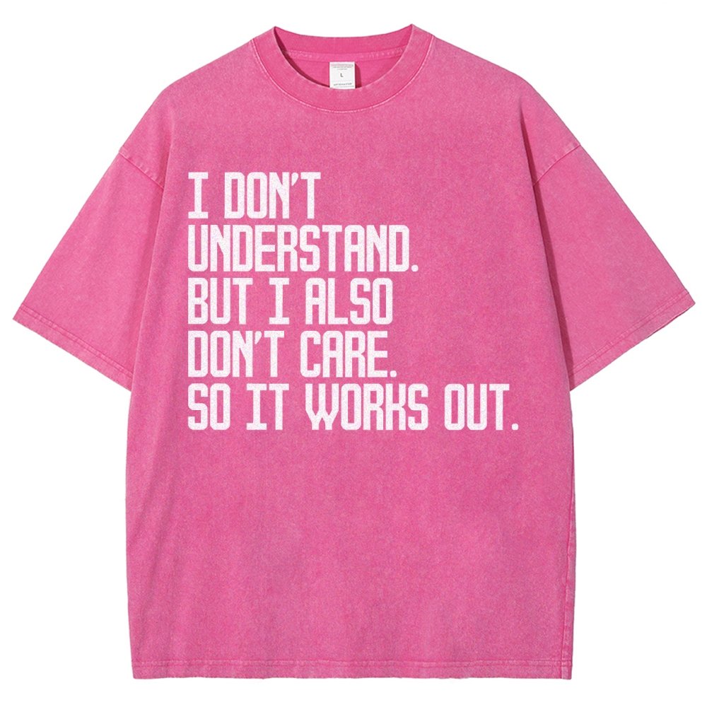 I Don't Understand Vintage Distressed T-shirt