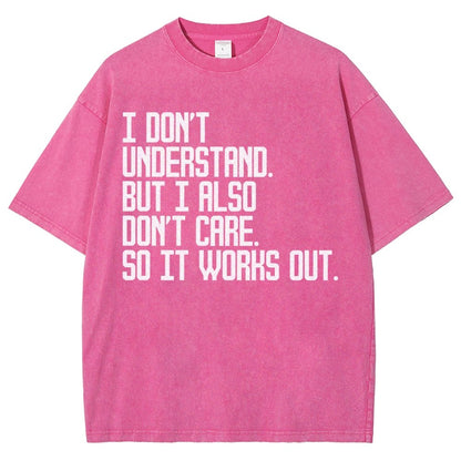 I Don't Understand Vintage Distressed T-shirt