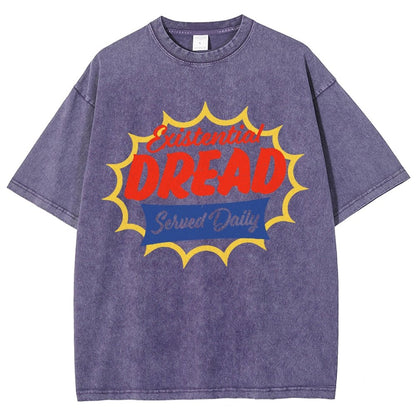 Existential Dread Vintage Distressed T-shirt