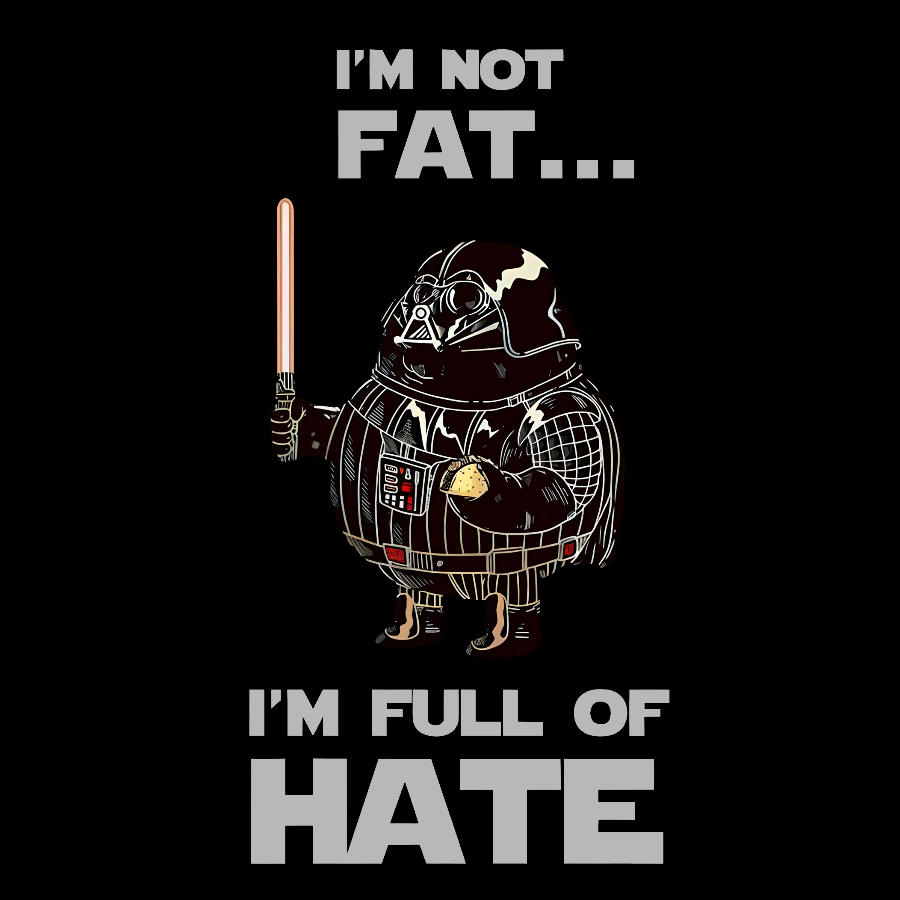 I'm Fat....I'm Full Of Hate Geek Cotton Sweatshirt
