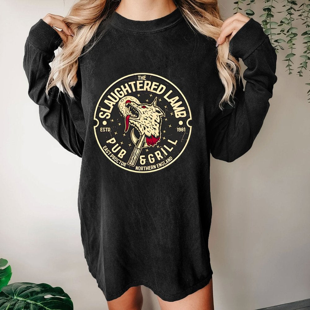 The Slaughtered Lamb Washed Long Sleeve Tee