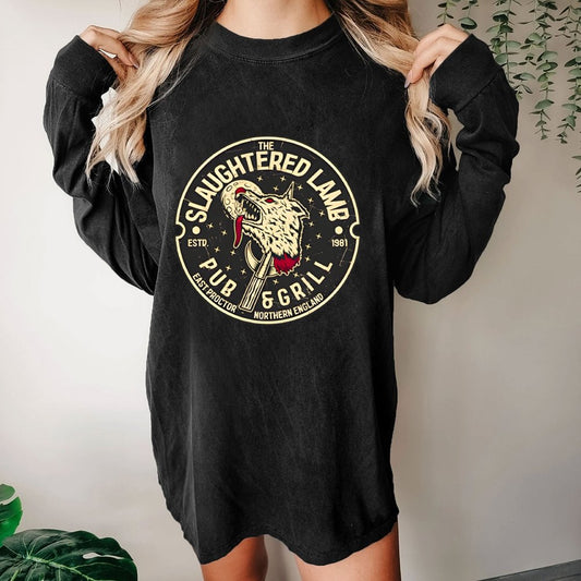 The Slaughtered Lamb Washed Long Sleeve Tee
