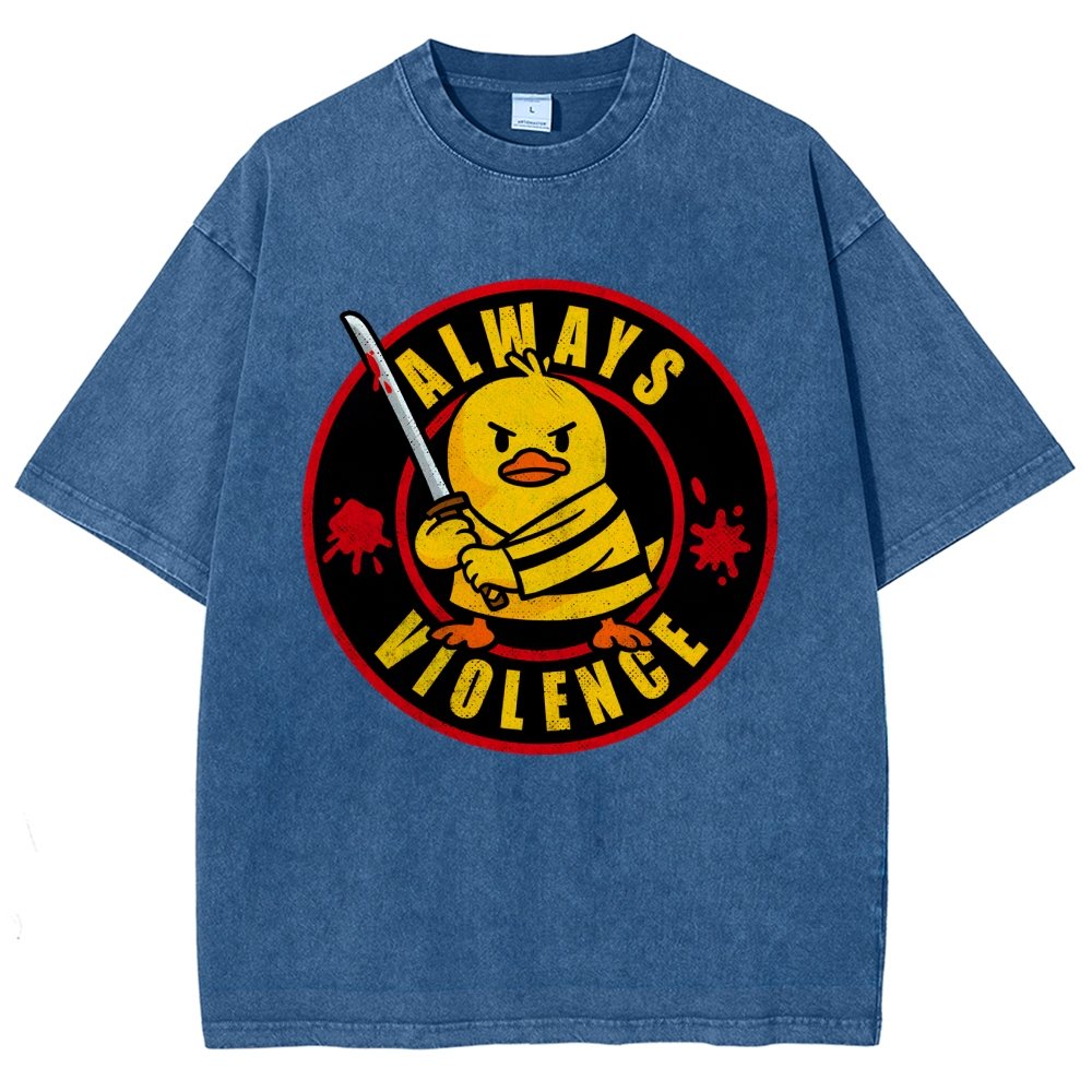 Always Violence Vintage Distressed T-shirt