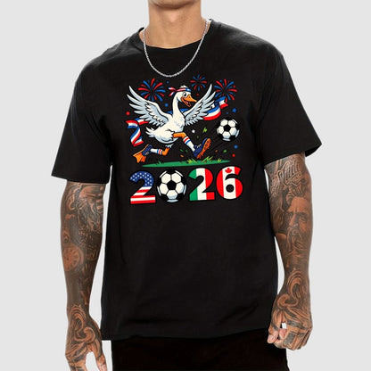 2026 World Cup Funny 2026 Soccer Goose Geek T-Shirt